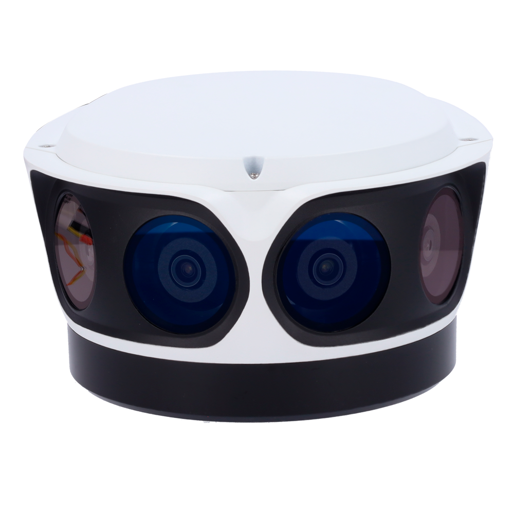 Técnico instalando sistema de cámaras de seguridad y CCTV profesional.